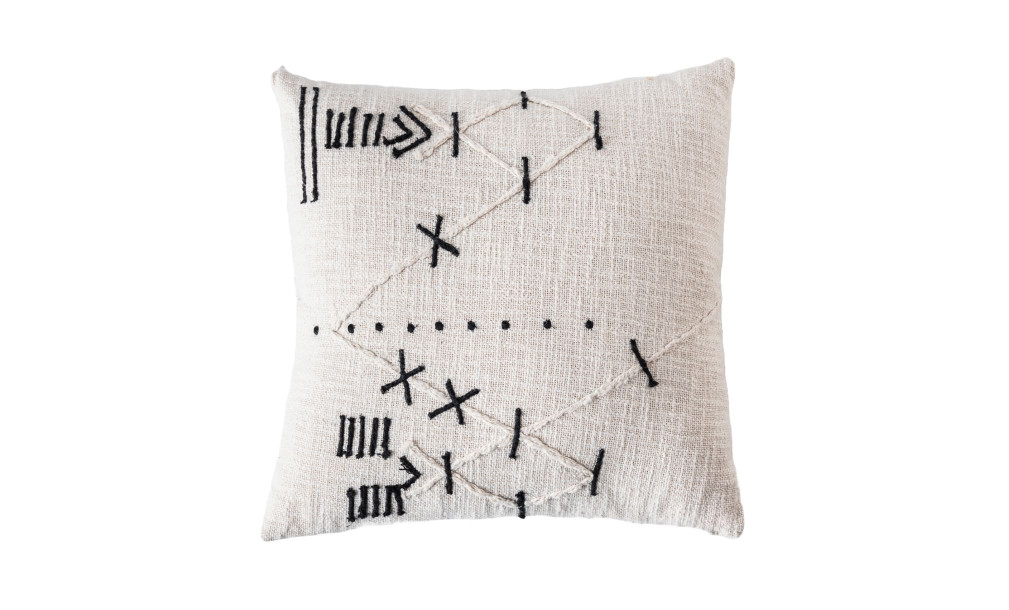 Graphic Cushion Draw Beige
