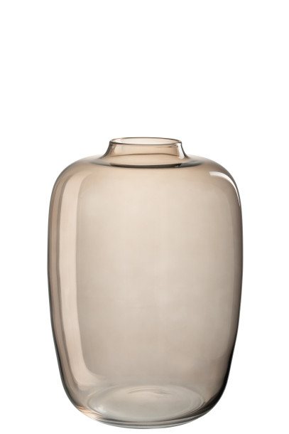 Cleo Vase Glass Amber S