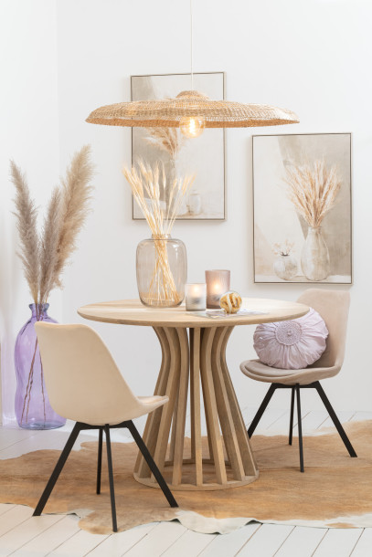 Cleo Vase Glass Amber S