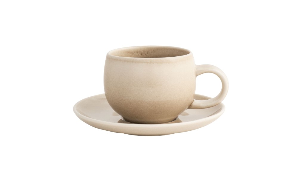 Pebble cup&saucer