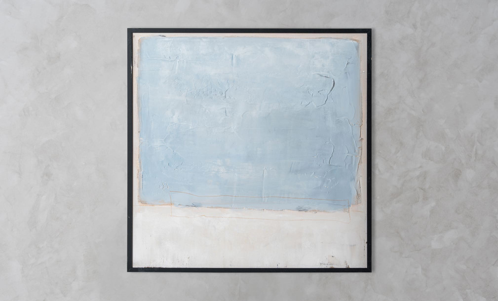 Blue Inside Wall Decoration Black by Malerifabrikken