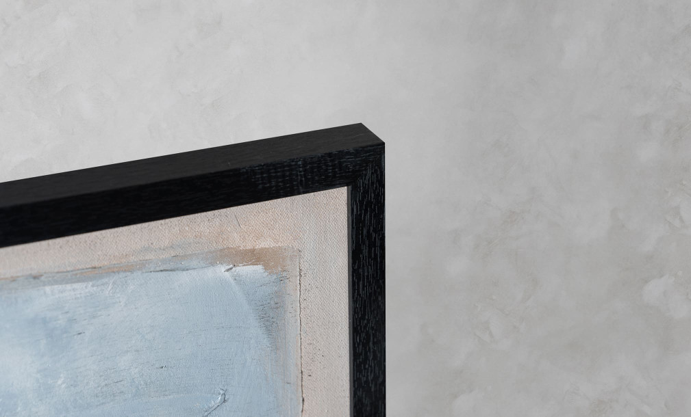 Blue Inside Wall Decoration Black by Malerifabrikken