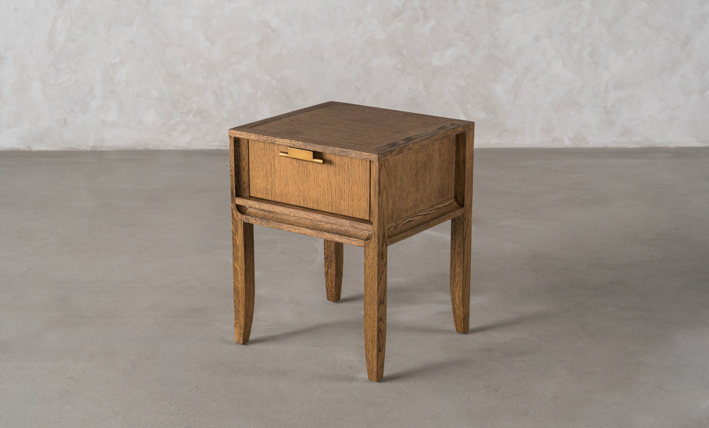 City Bed table Honey Oak color