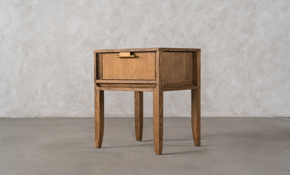 City Bed table Honey Oak color