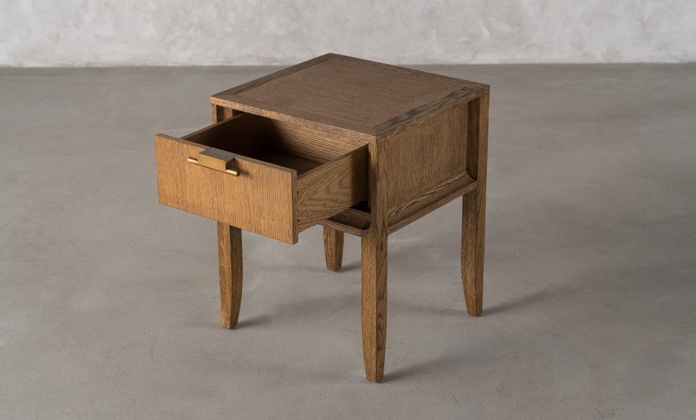 City Bed table Honey Oak color
