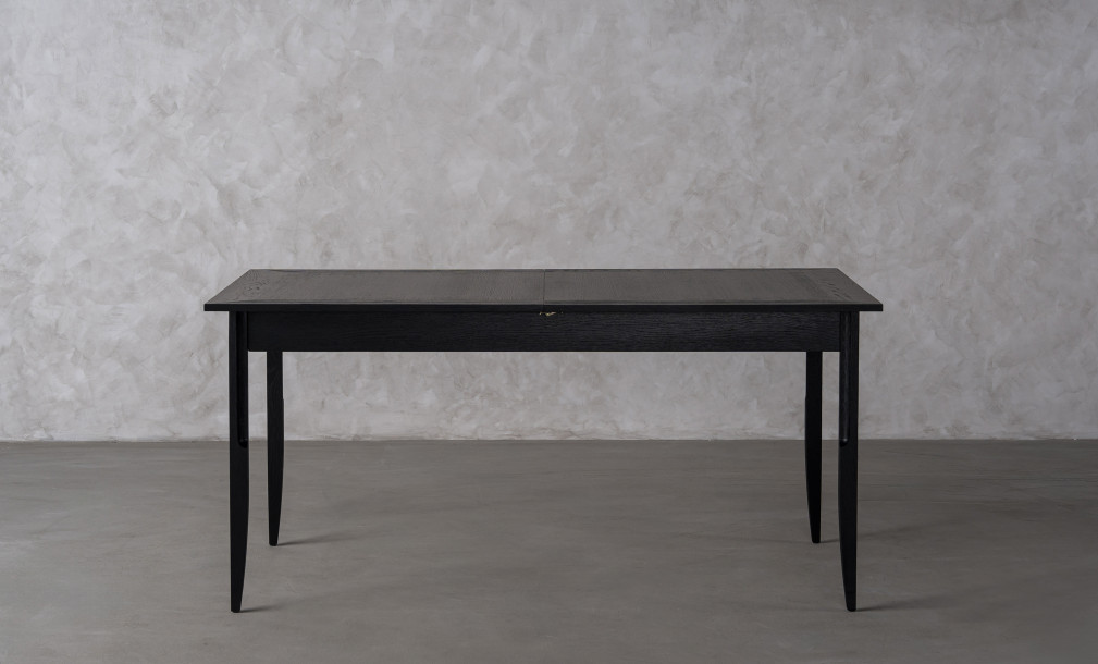 City Folding dining table Black Oak color
