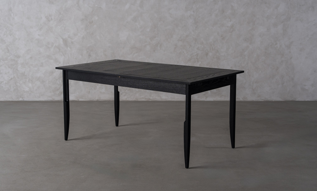 City Folding dining table Black Oak color