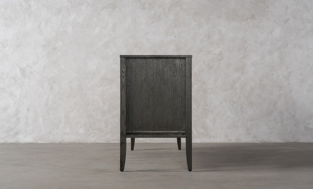 City Media Console Grey Oak color  