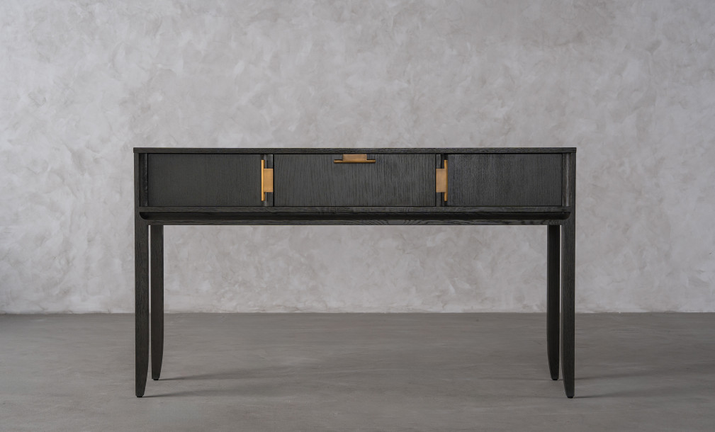 City Console Table Grey Oak color  