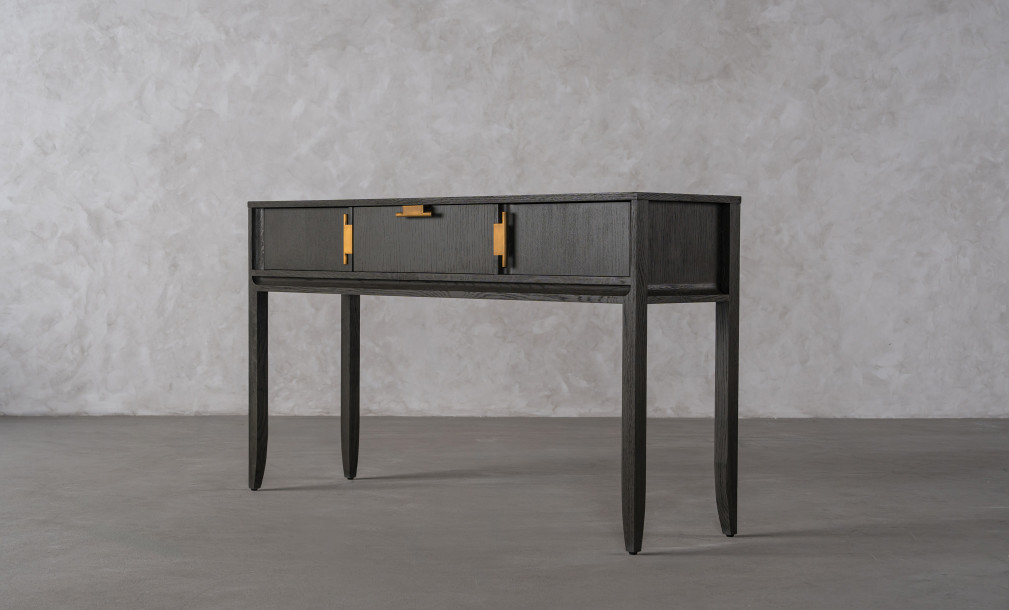 City Console Table Grey Oak color  