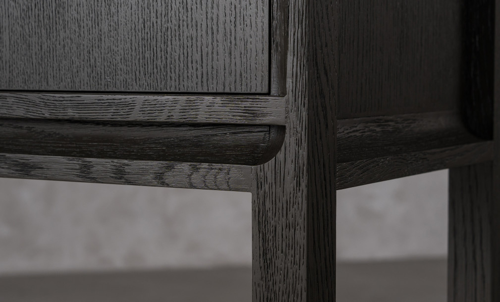 City Console Table Grey Oak color  