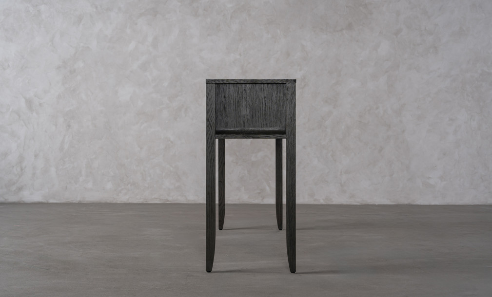 City Console Table Grey Oak color  
