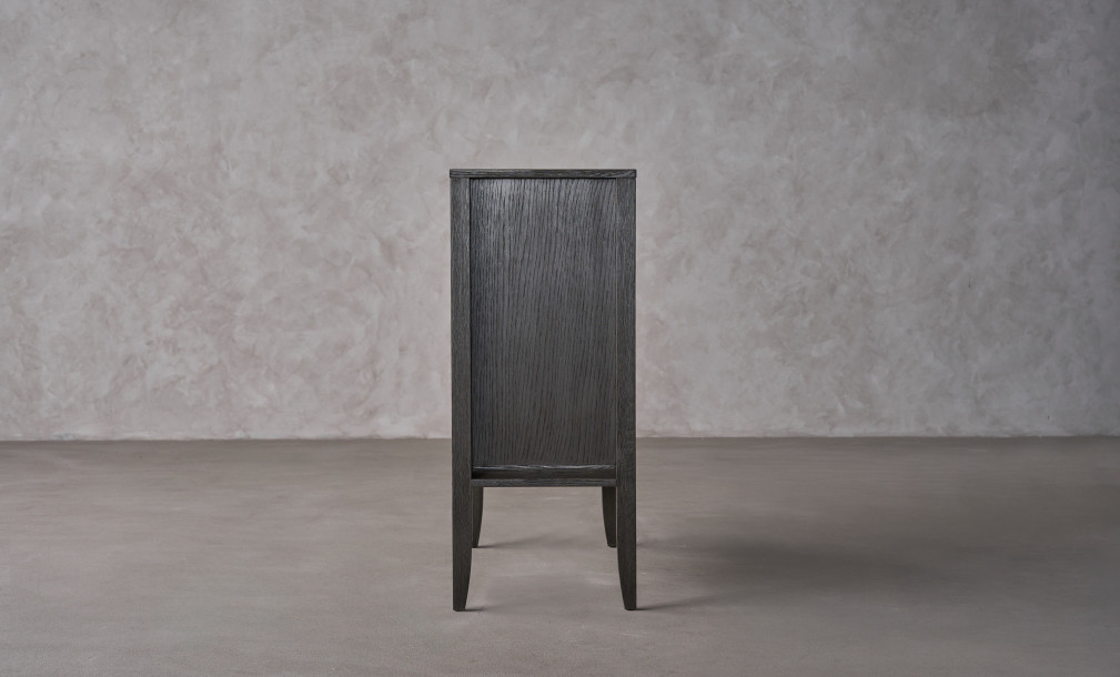 City Small Chest of Drawer Grey Oak color