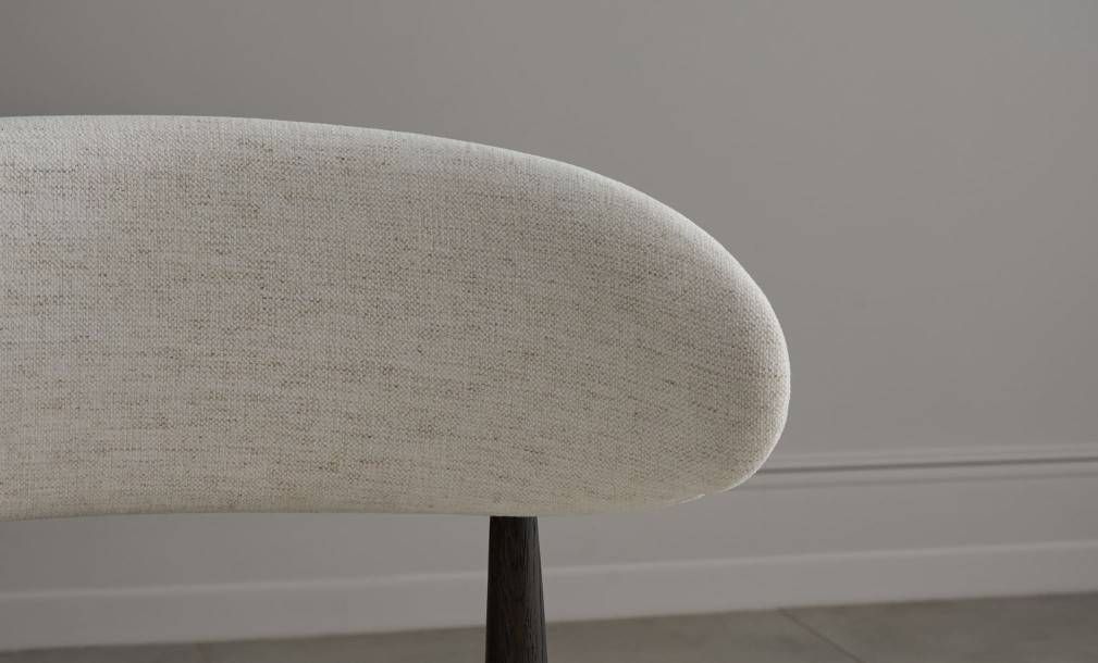 Bradley Dining Chair Dark (Nomad Snow)