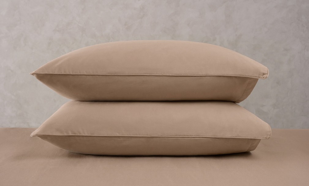 Sense Pillowcase Plaza Taupe 50x75 cm (set of 2)