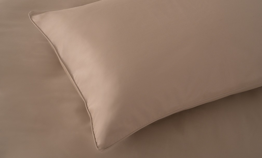 Sense Pillowcase Plaza Taupe 50x75 cm (set of 2)