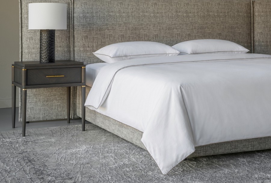 City Duvet Cover White/Plaza Taupe 260x220 cm
