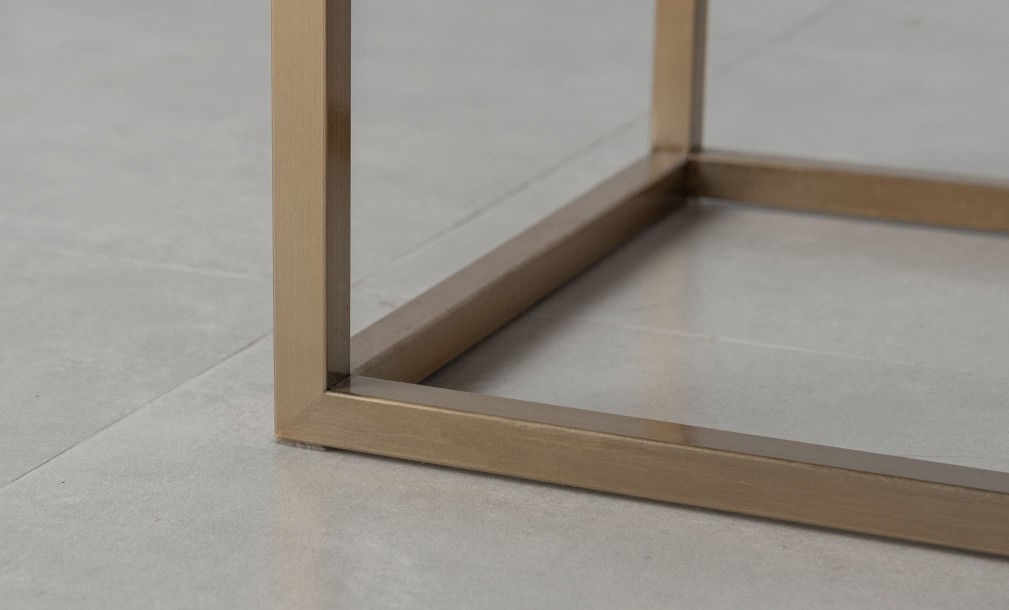 Cubo Banquette 160 cm with center leg (Fabric: ART-DECO SOHO Col. SILVER (Cat. 3))