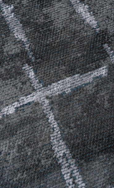 Split Anthracite Carpet 160x230 cm