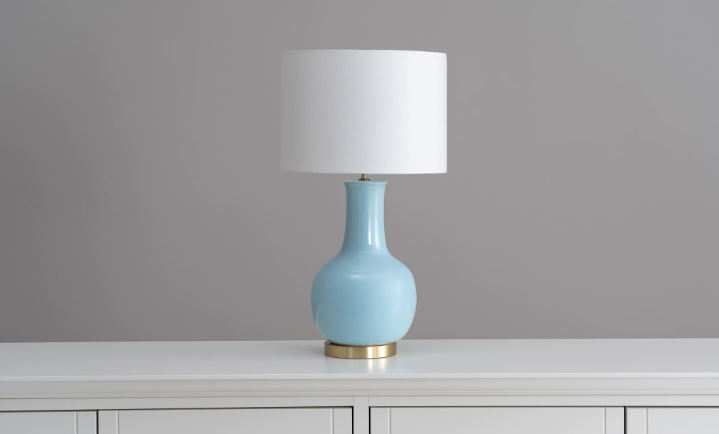 Town Table Lamp sky blue