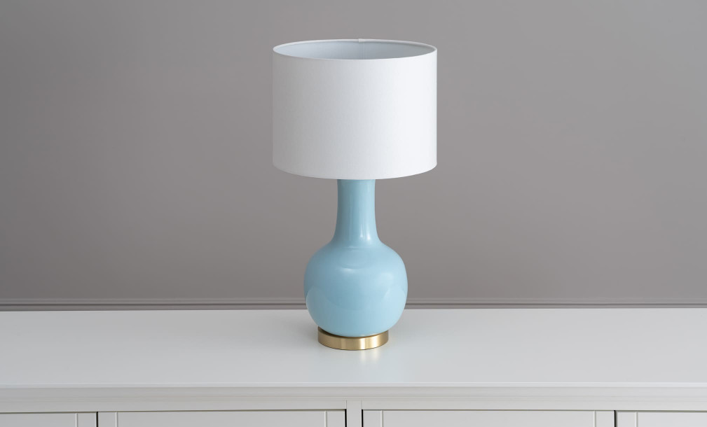 Town Table Lamp sky blue