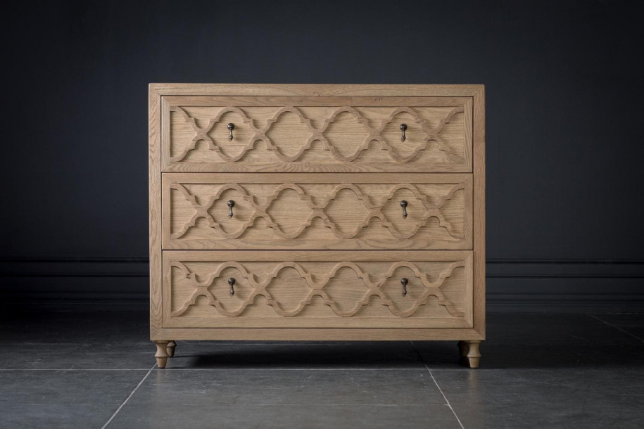 Shanghai Chest of 3 drawers natural-light