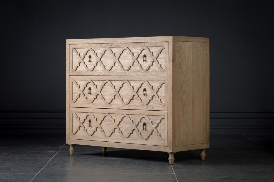 Shanghai Chest of 3 drawers natural-light