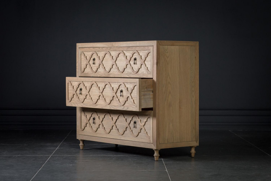 Shanghai Chest of 3 drawers natural-light