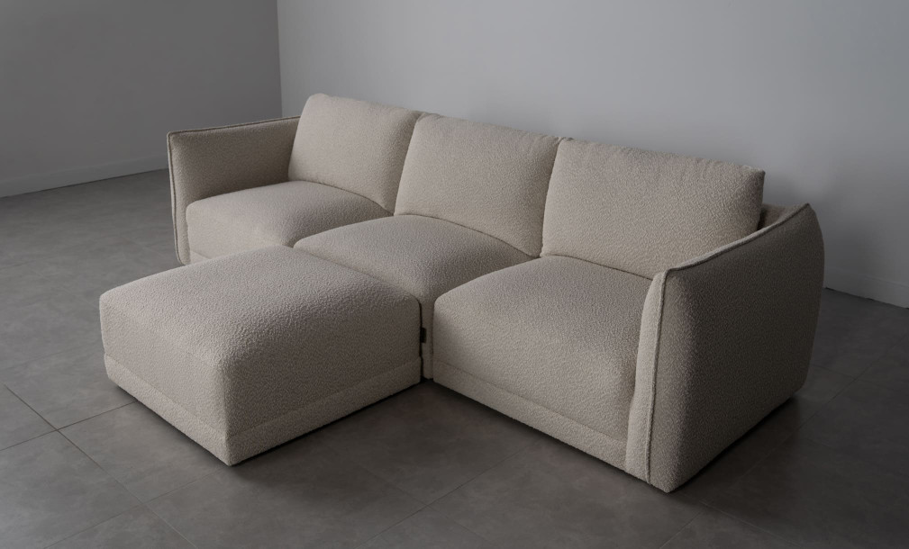 Monterey Sofa with Ottoman (Fabric A3083 COL 13A)