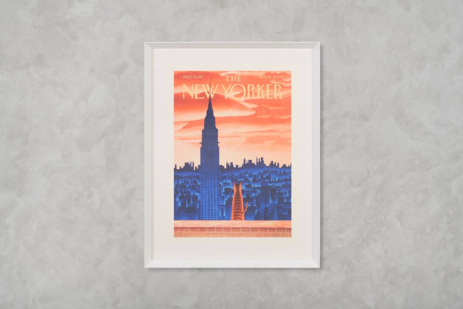 The New Yorker: Ulriksen-Windowsill Cat Poster