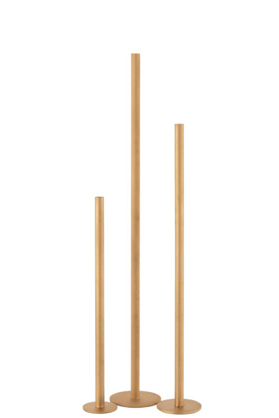 Candle Holder Noud Gold Set of 3