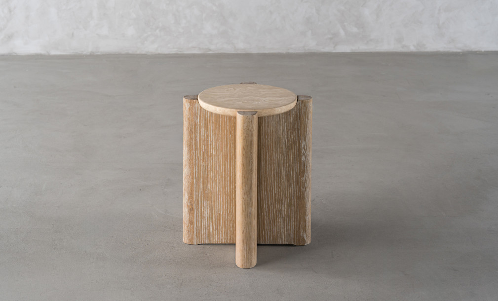 Pebble Side Table (Stone top)