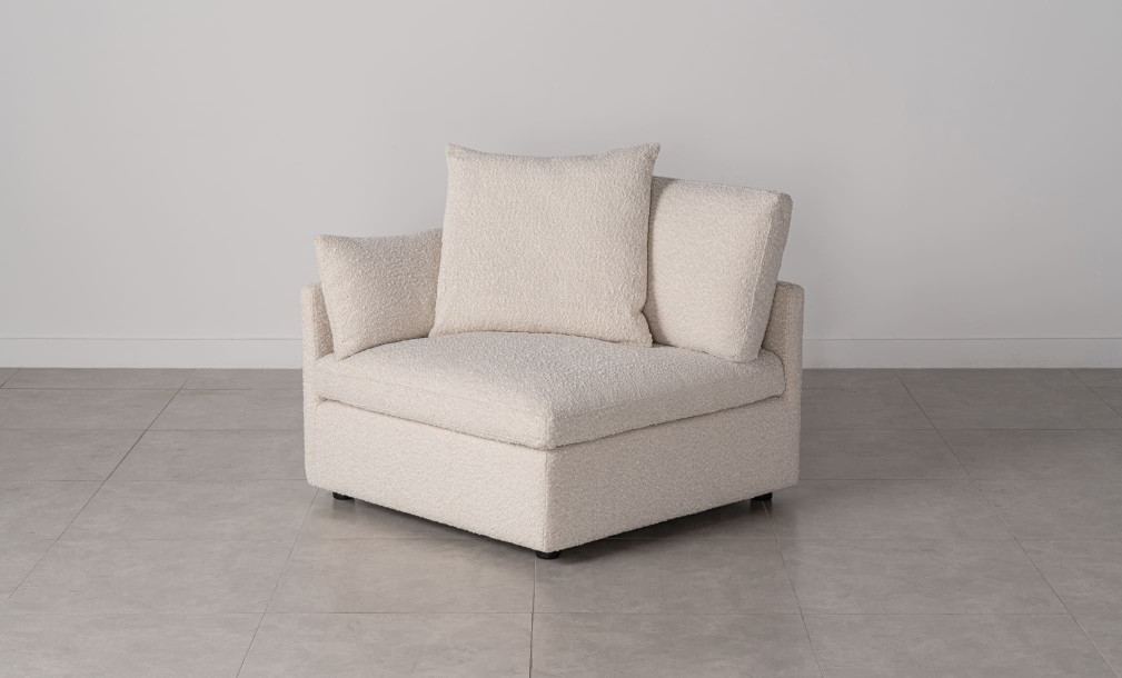 Flow Corner Sofa Section with Pillow (LOT2 fabric)