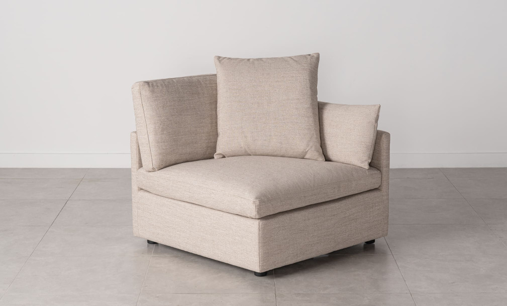 Flow Corner Sofa  Section with Pillow (A2766 fabric)