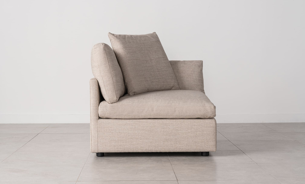 Flow Corner Sofa  Section with Pillow (A2766 fabric)