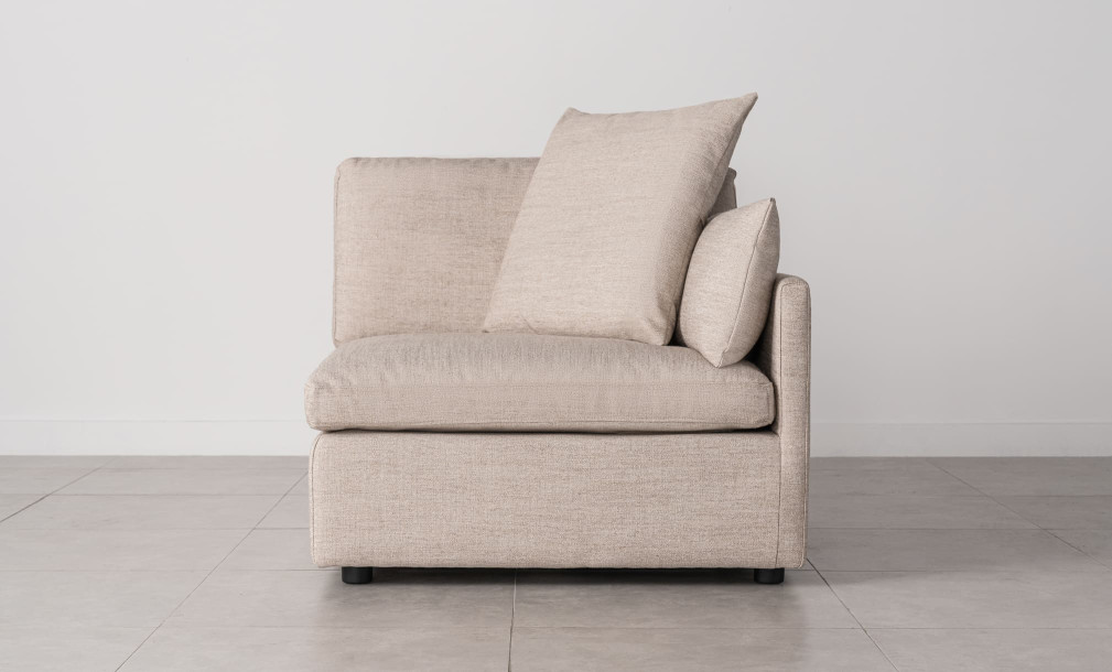 Flow Corner Sofa  Section with Pillow (A2766 fabric)
