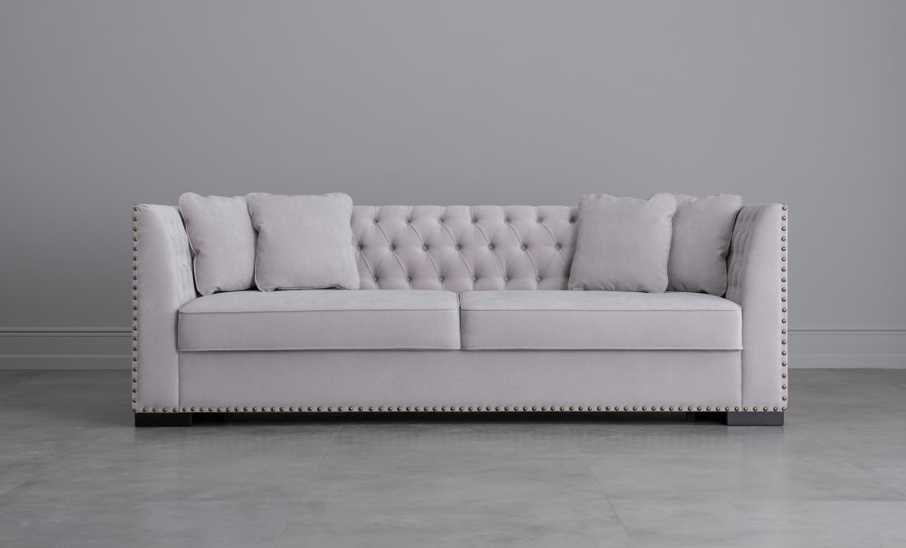 Marseille Sofa Bed (Fabric: VELVET LUX 46 (Cat. 1))
