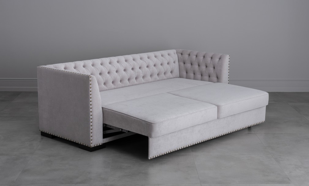 Marseille Sofa Bed (Fabric: VELVET LUX 46 (Cat. 1))