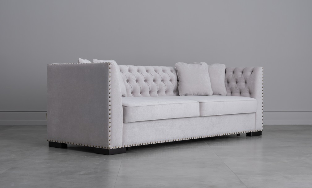 Marseille Sofa Bed (Fabric: VELVET LUX 46 (Cat. 1))