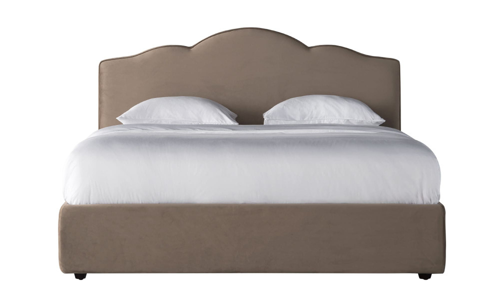 Sanderlight Bed 180x200 cm (Roy005 velvet mink)