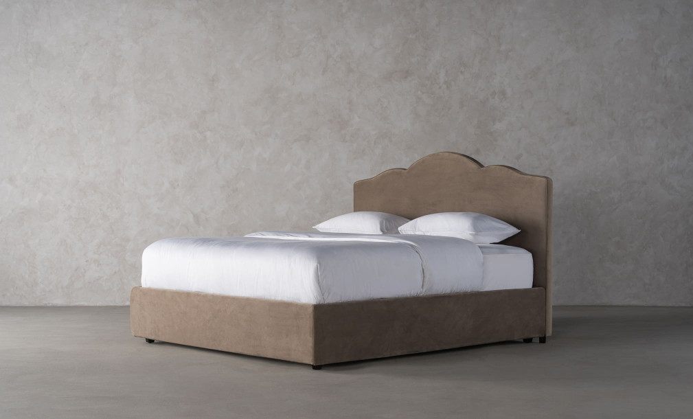 Sanderlight Bed 180x200 cm (Roy005 velvet mink)