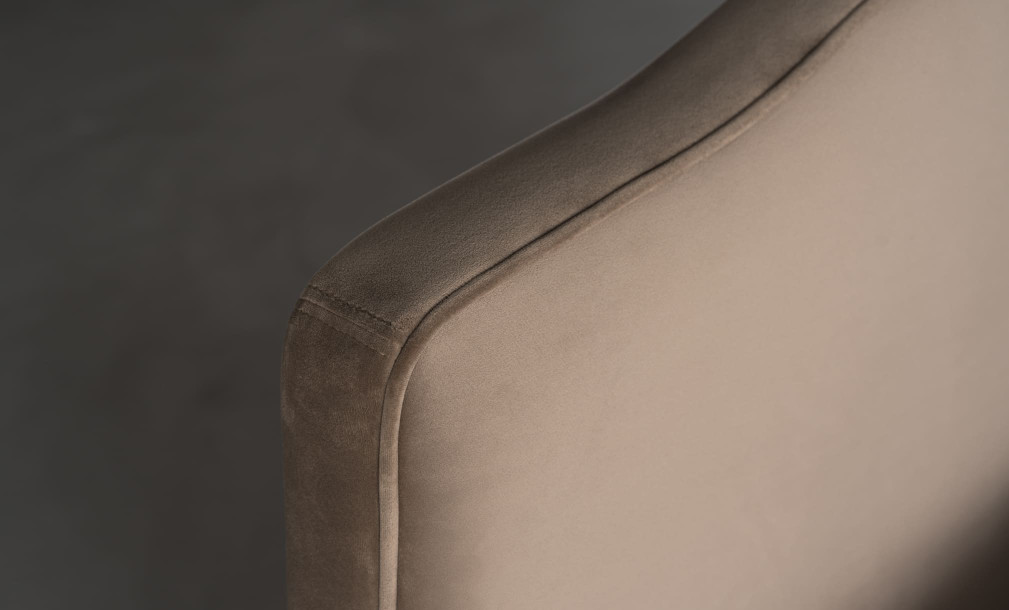 Sanderlight Bed 180x200 cm (Roy005 velvet mink)