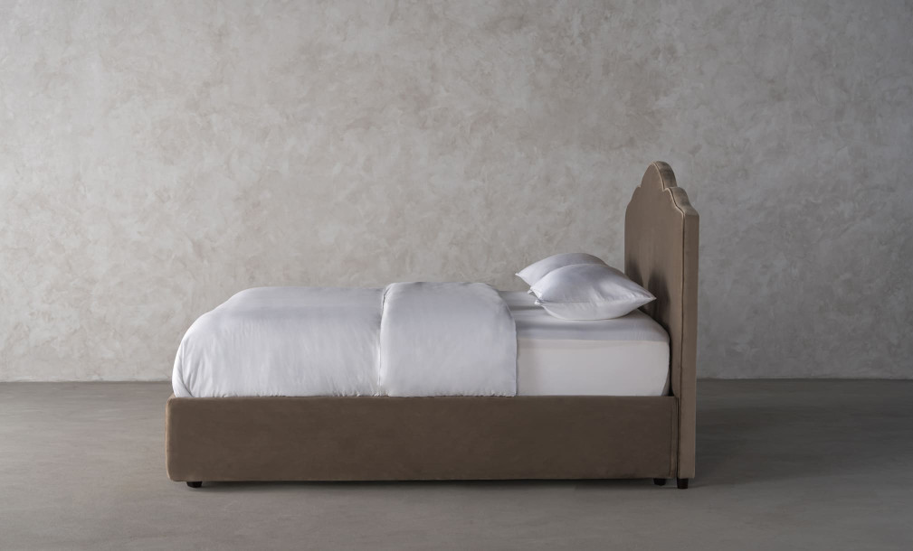 Sanderlight Bed 180x200 cm (Roy005 velvet mink)