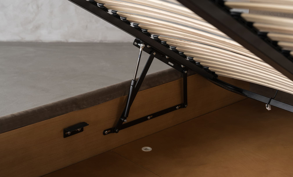 Sanderlight Bed 180x200 cm (Roy005 velvet mink)