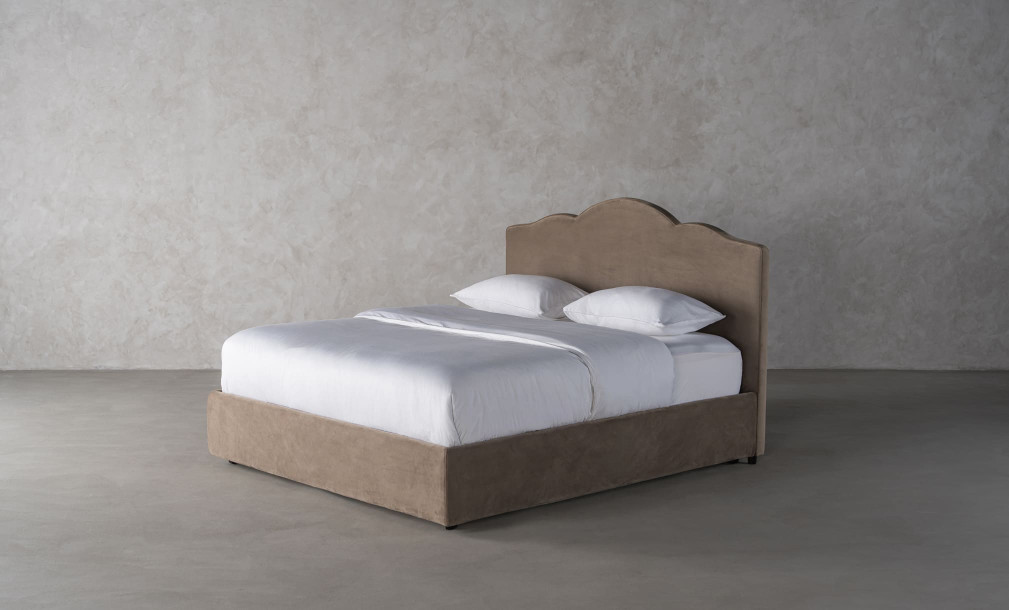 Sanderlight Bed 200x200 cm (Roy 005 velvet mink)