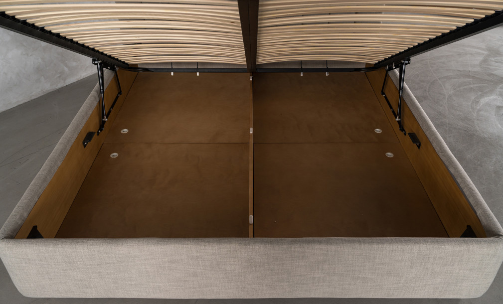 York Vertical Stripes Bed 160x200 cm (G149 col.15c)