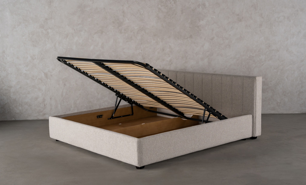 York Vertical Stripes Bed 180x200 cm (a2891 col.7a)