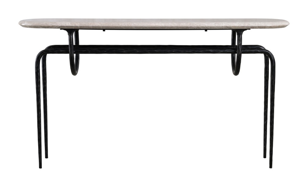 Azrou Console Table (Modern Grey)