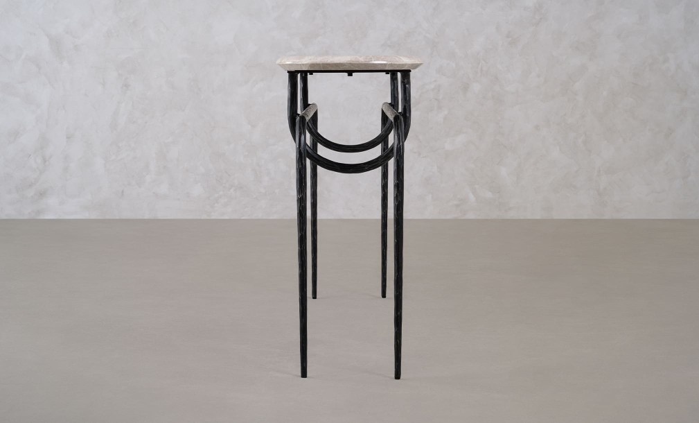 Azrou Console Table (Modern Grey)