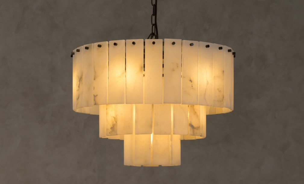Stone Glow Chandelier Small